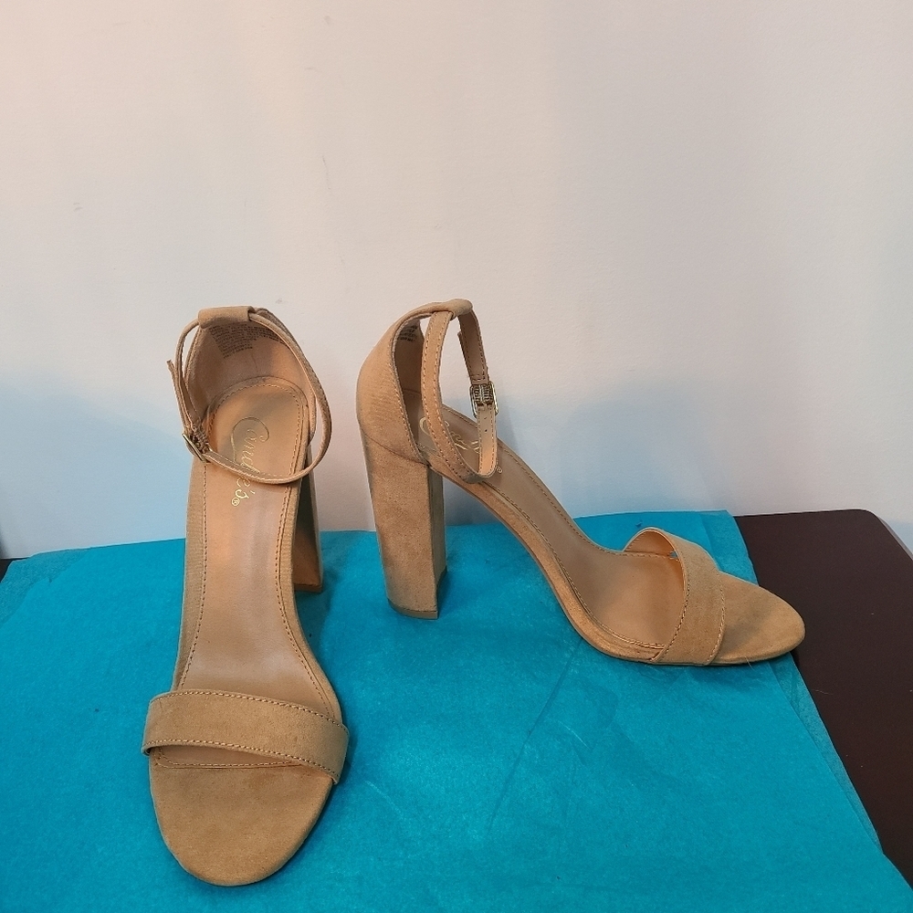 NWOT Candies Chunky Heel, Ankle Strap Heels